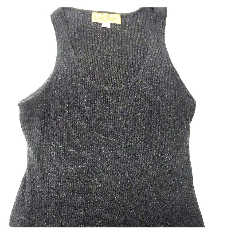 Black Knit Tank Top